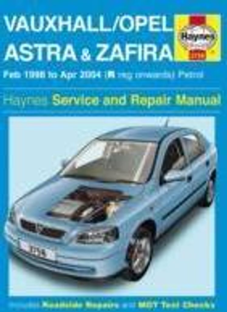 Vauxhall/opel Astra & Zafira Petr – Lingua: Inglese