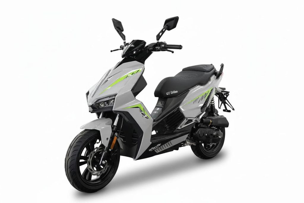 Motorroller Matador A7, 50ccm 45 km/h, Euro 5, grau-grün GT Produktbild 