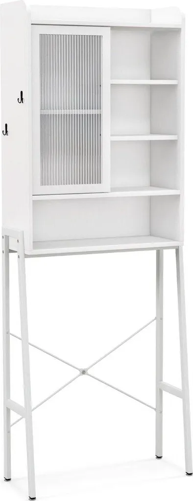 Meuble WC avec porte coulissante pour supprimer le désordre des WC
