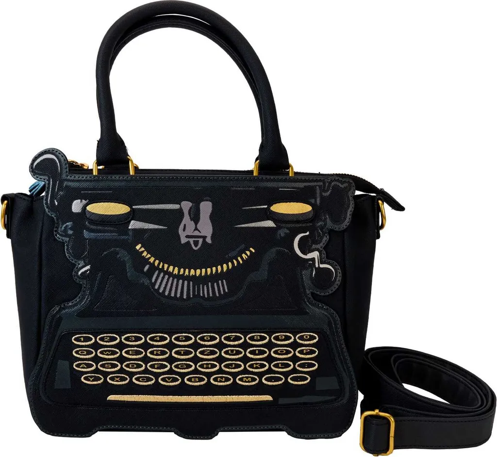 Loungefly WEDTB0004 Borsa a tracolla MGM Wednesday per macchina da scrivere