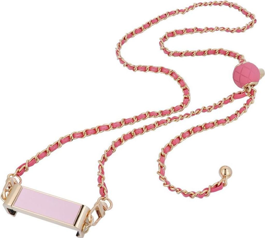Kette / Seil mit Halter GLAMOUR passend für alle Modelle 80mm max Breite PINK