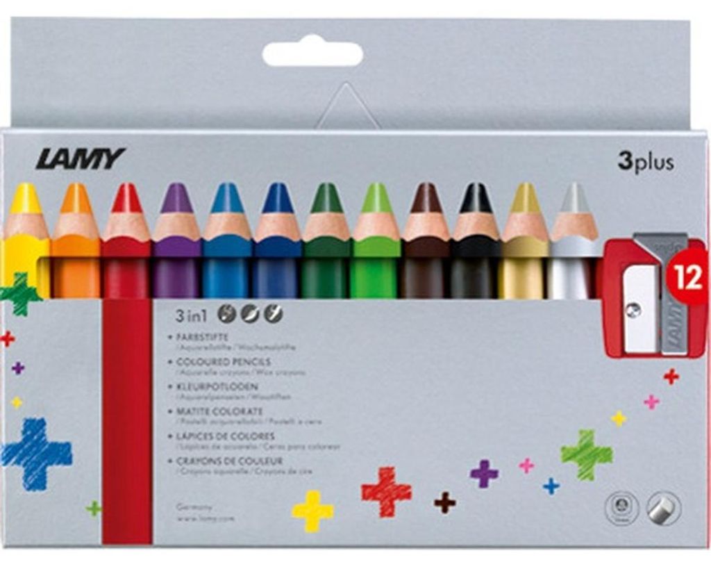 Lamy Buntstift Set Farbstift 3plus 12er Faltschach Produktbild 