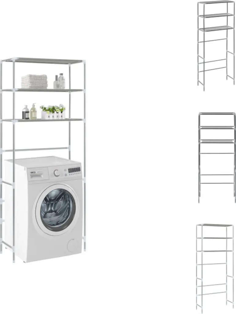 Gagnez de la place en salle de bain avec cette étagère machine à laver