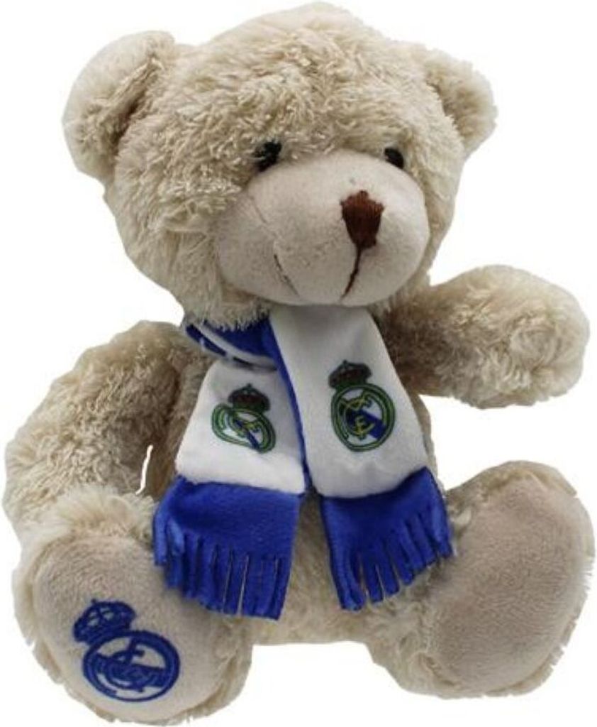 Real Madrid Bä r mit Schal Plü schtier 20cm