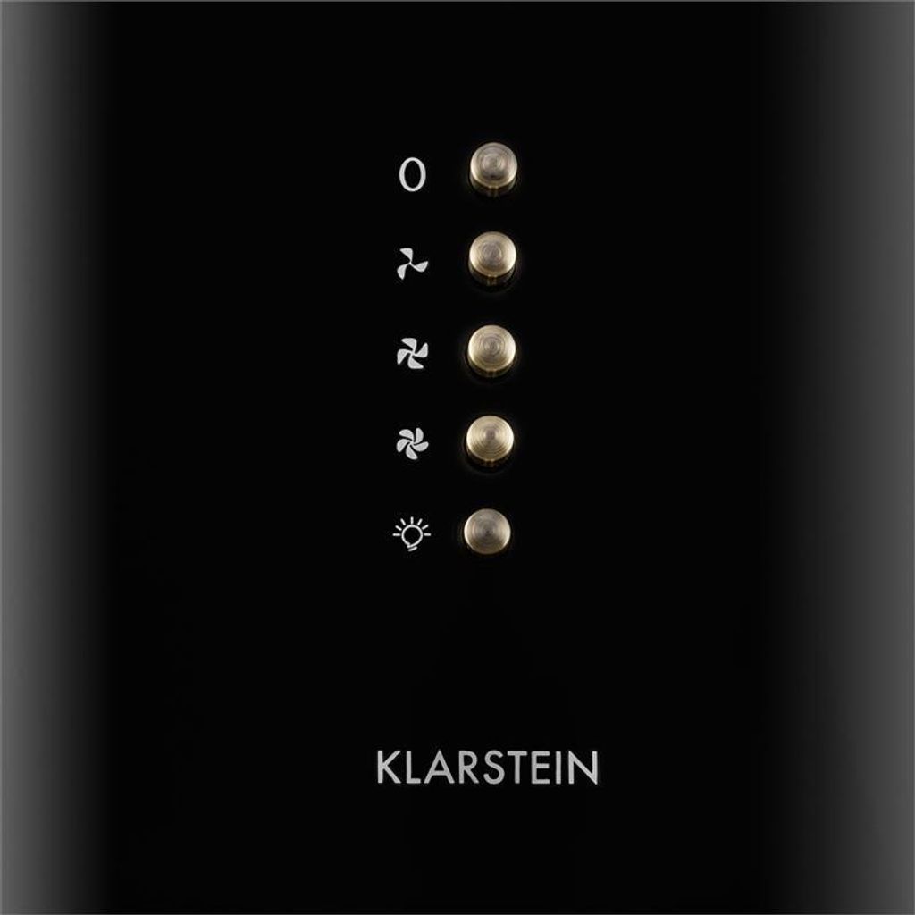 Klarstein Noir - Retro digestor, dsávací digestor, Obrázok produktu 5