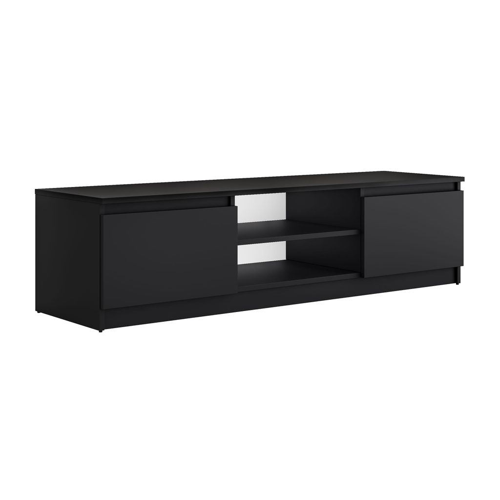 TV-Schrank HANA 140 cm, Schwarz matt