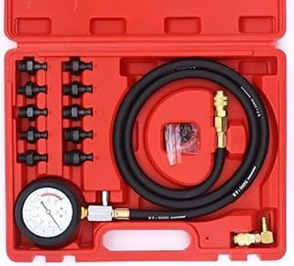 Manometro Pressione Olio 0-10 Bar Kit Professionale Tester Motore