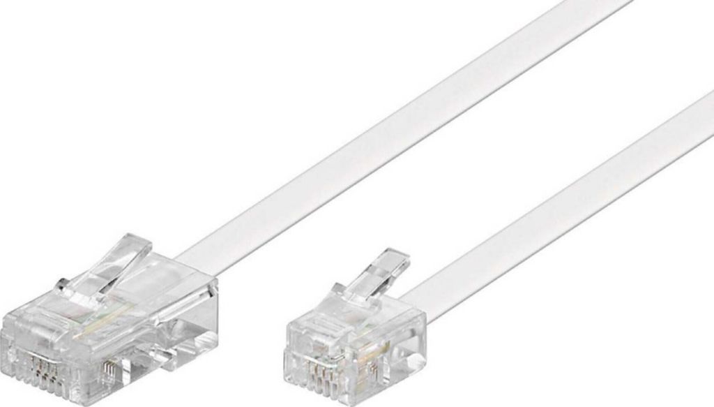 Goobay 93061 Câble de raccordement modulaire, 3 m, blanc - Image du produit 