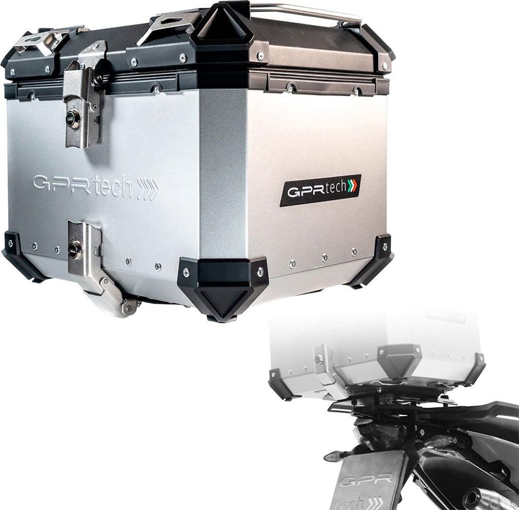 GPR ALPI-TECH Topcase-Kit Aluminium 45L für VOGE 525DSX