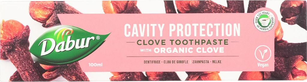 Dabur Herbal Clove Kräuterzahnpasta NELKE 100ml Produktbild 