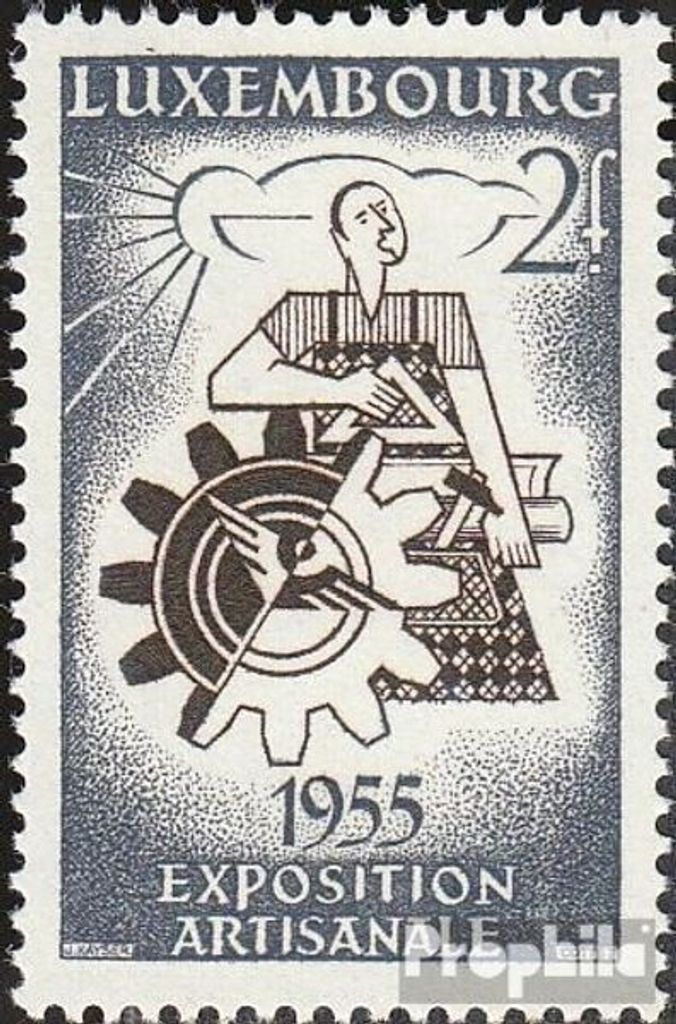 Briefmarken Luxemburg 1955 Mi 535 (kompl.Ausg.) postfrisch Handwerk