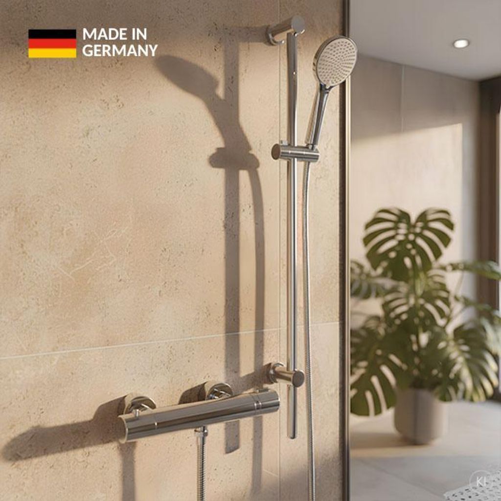 CARLDIX Duschset mit Thermostat 81000200-00 Aufputz, chrom