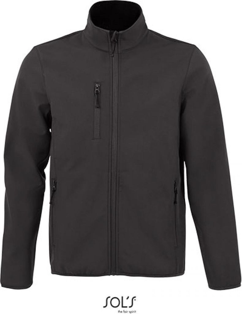 SOLs 03090 | Herren Jacke MenŽs Softshell Jacket Radian - Farbe: Charcoal Grey (Solid) - Größe: 4XL