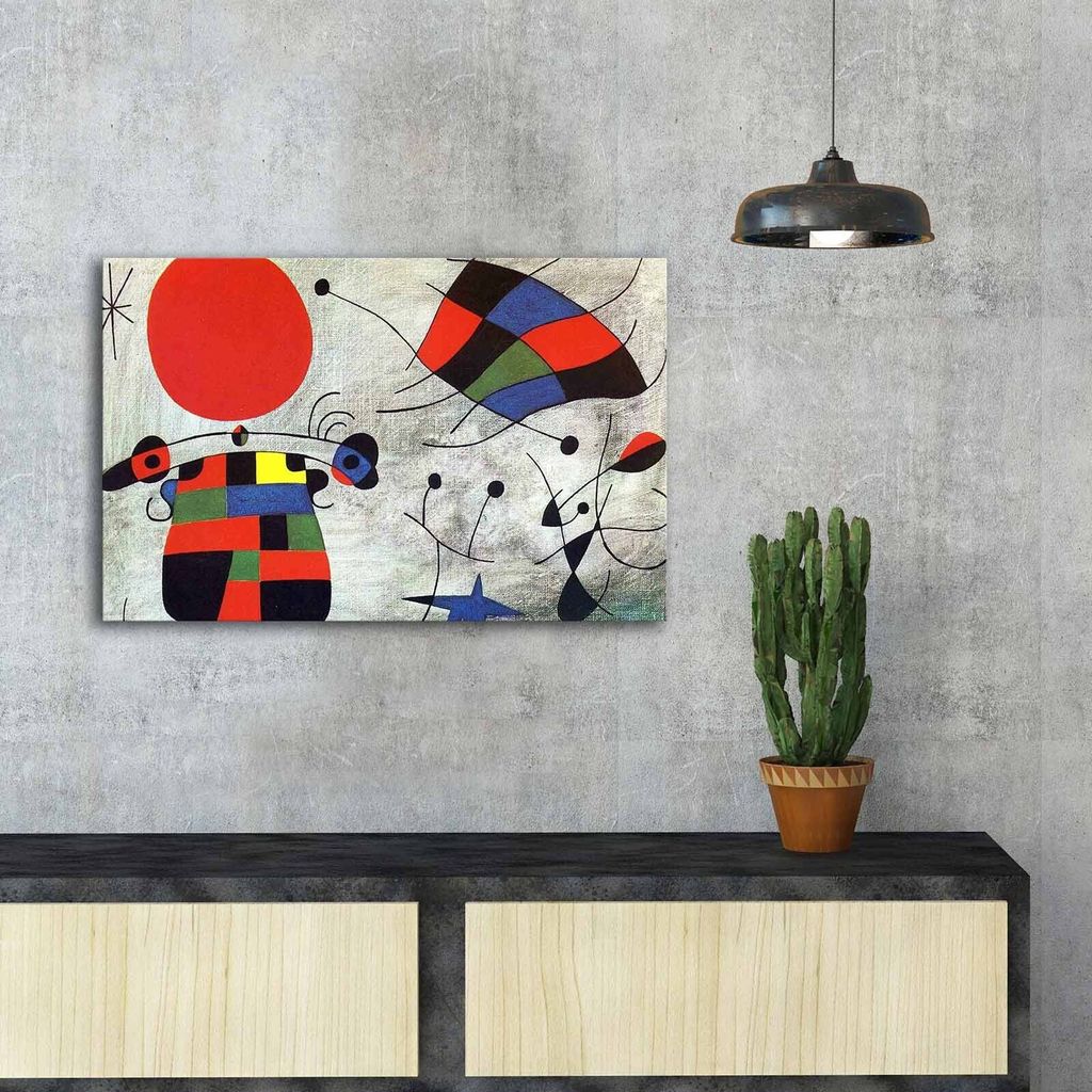 Wallity, FAMOUSART- CVT1468, Bunt, Leinwandbilder, 45 x 70 cm, 100% Wildleder -Leinwand
