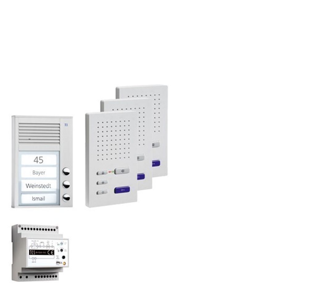TCS Tür Control Paketlösung AP 3WE z.hörerl.Freisprech. PPAF03-EN/02