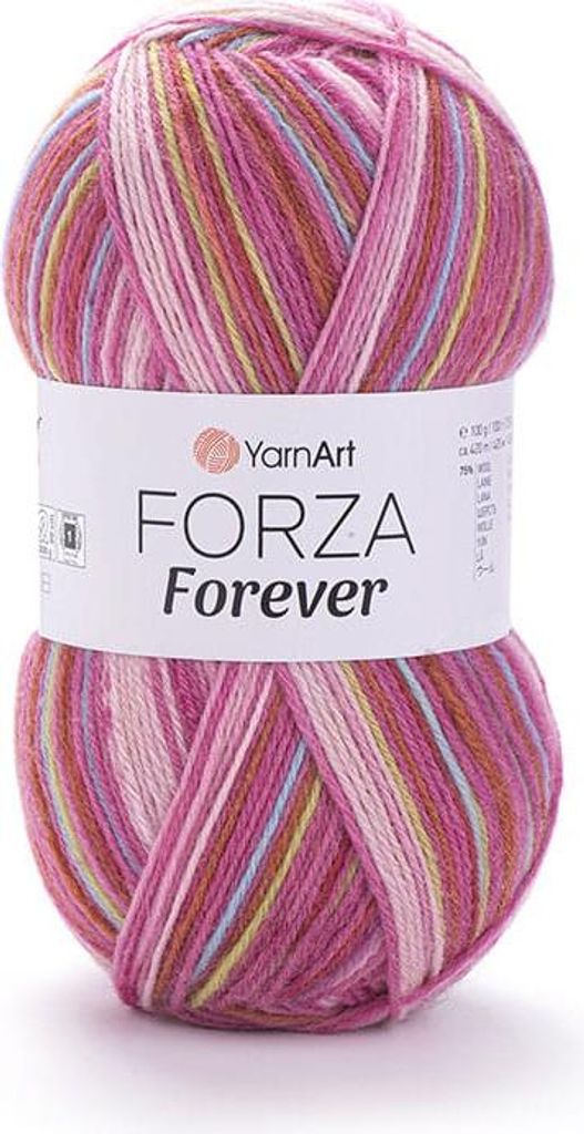 YarnArt Forza Forever Multicolor Wolle - Langlebige Produktbild 
