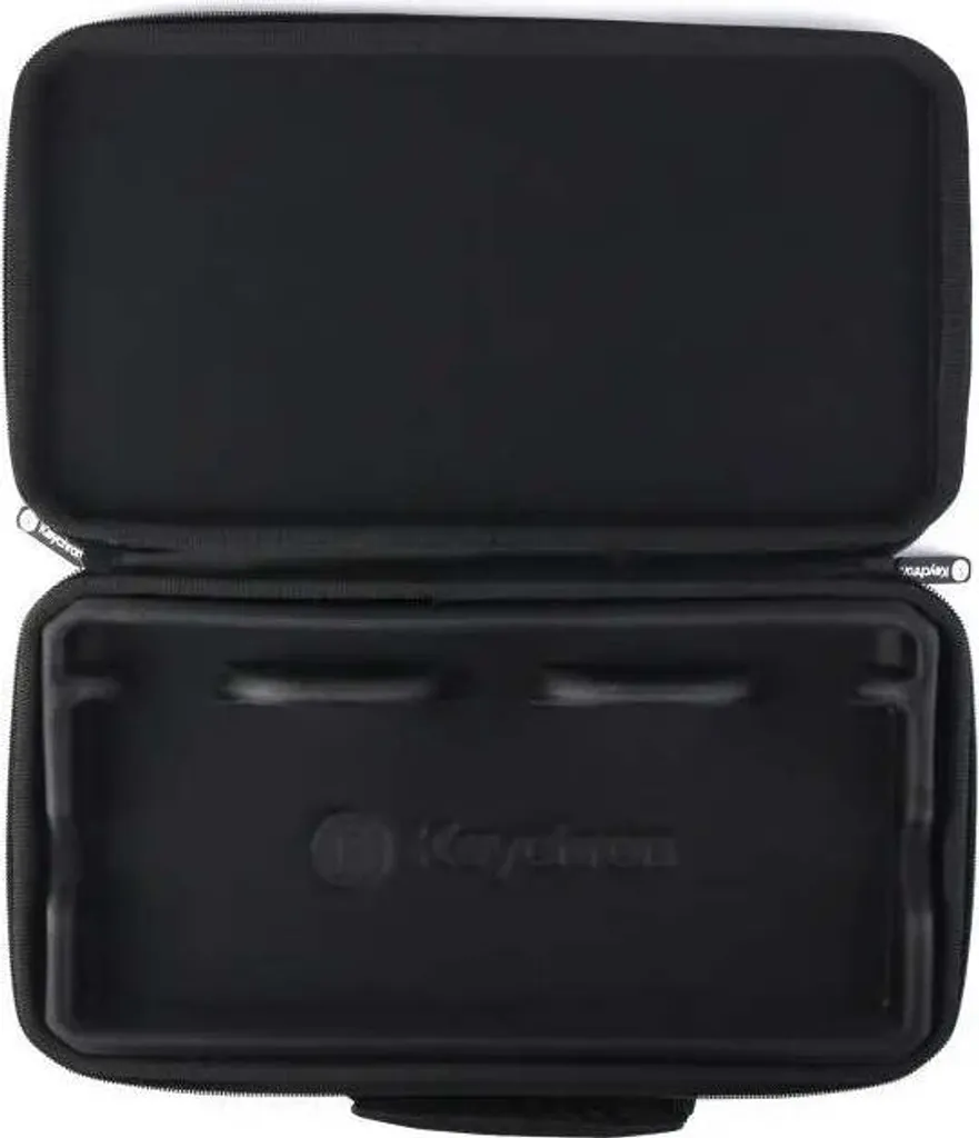 Coque de protection antichoc noire pour clavier Keychron K6 compact - 2