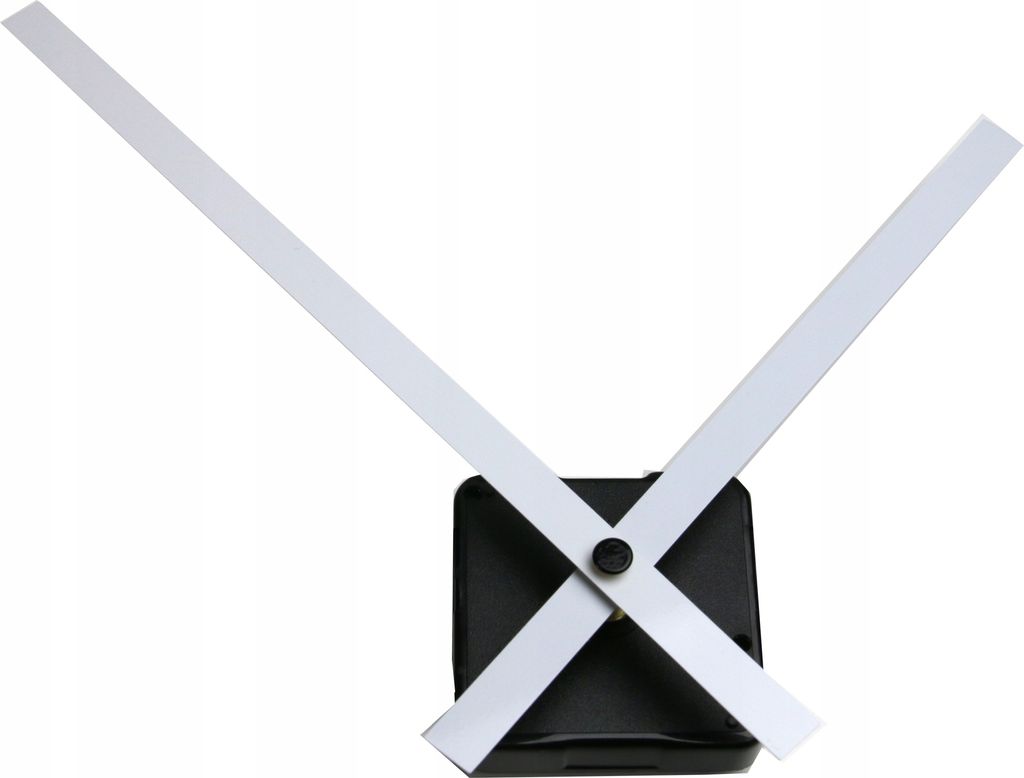 Geräuschloses Quarzwerk WHITE 18 cm Zeiger