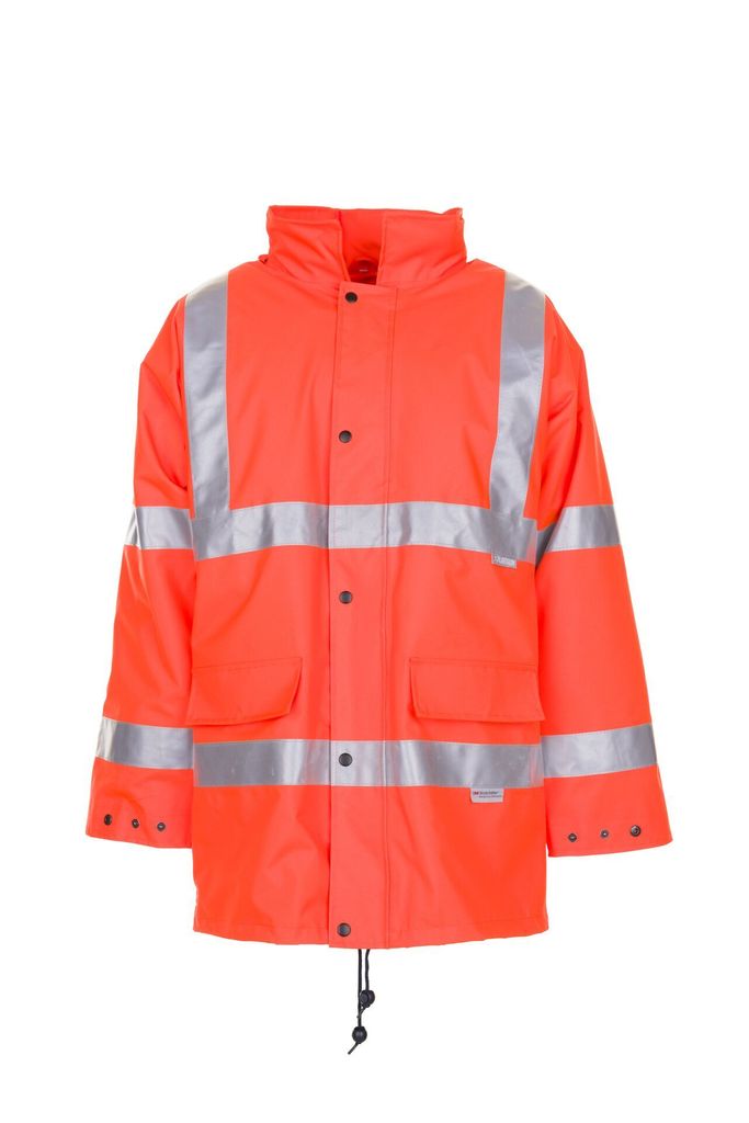 Größe M Herren Planam Warn-/Wetterschutz Parka Uni uni-orange Modell 2053