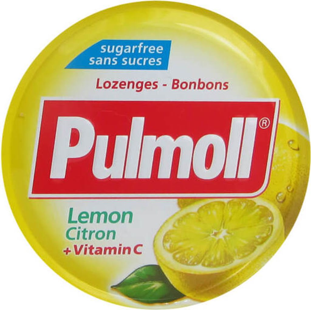 Pulmoll pastylki do ssania Lemon bez cukru 45 g Produktbild 