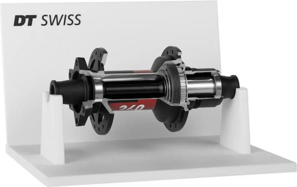 Outil pédagogique DT Swiss section transversale avec cliquet DEG