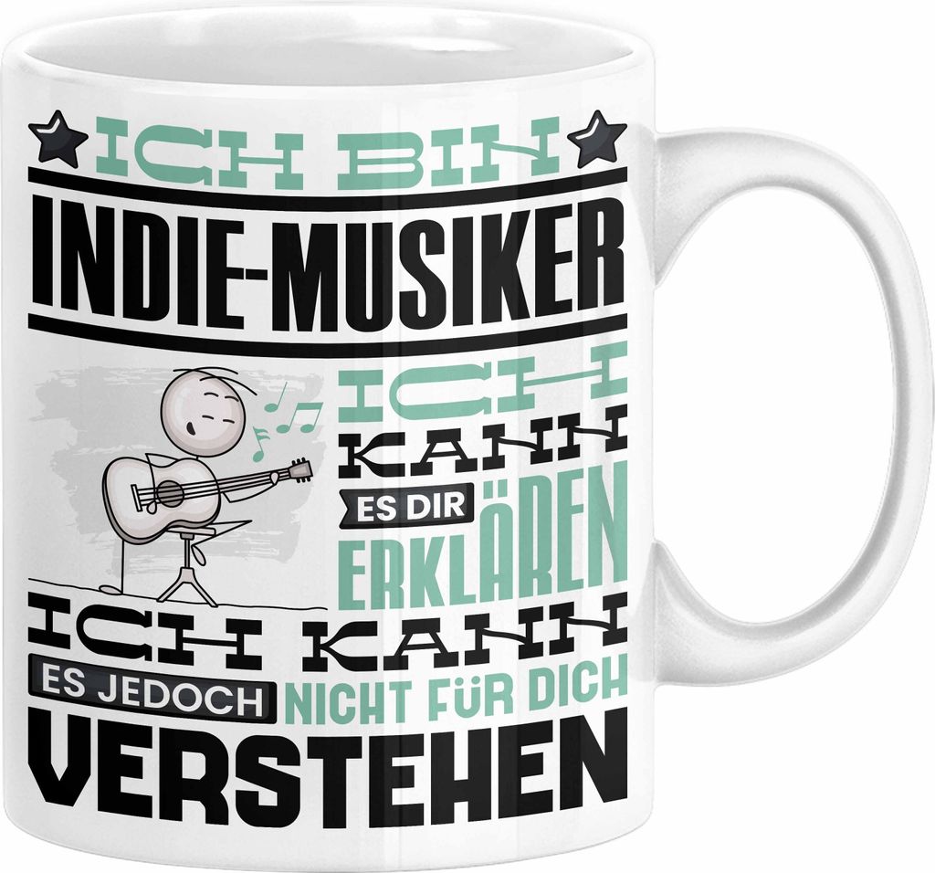 Indie-Musiker Geschenk Tasse Geschenkidee für Indie-Musiker Produktbild 