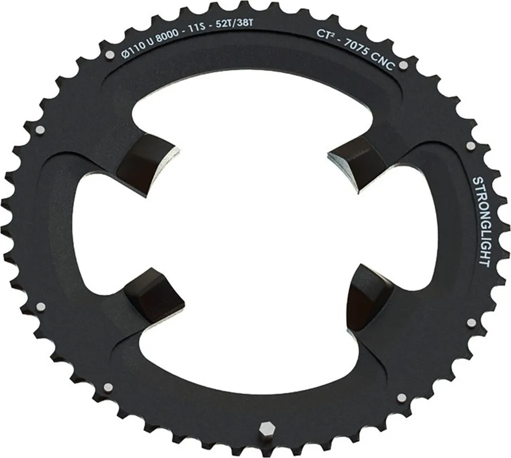 Plateau STRONGLIGHT Ultegra R8000 intérieur 36 dents CT2 110mm noir
