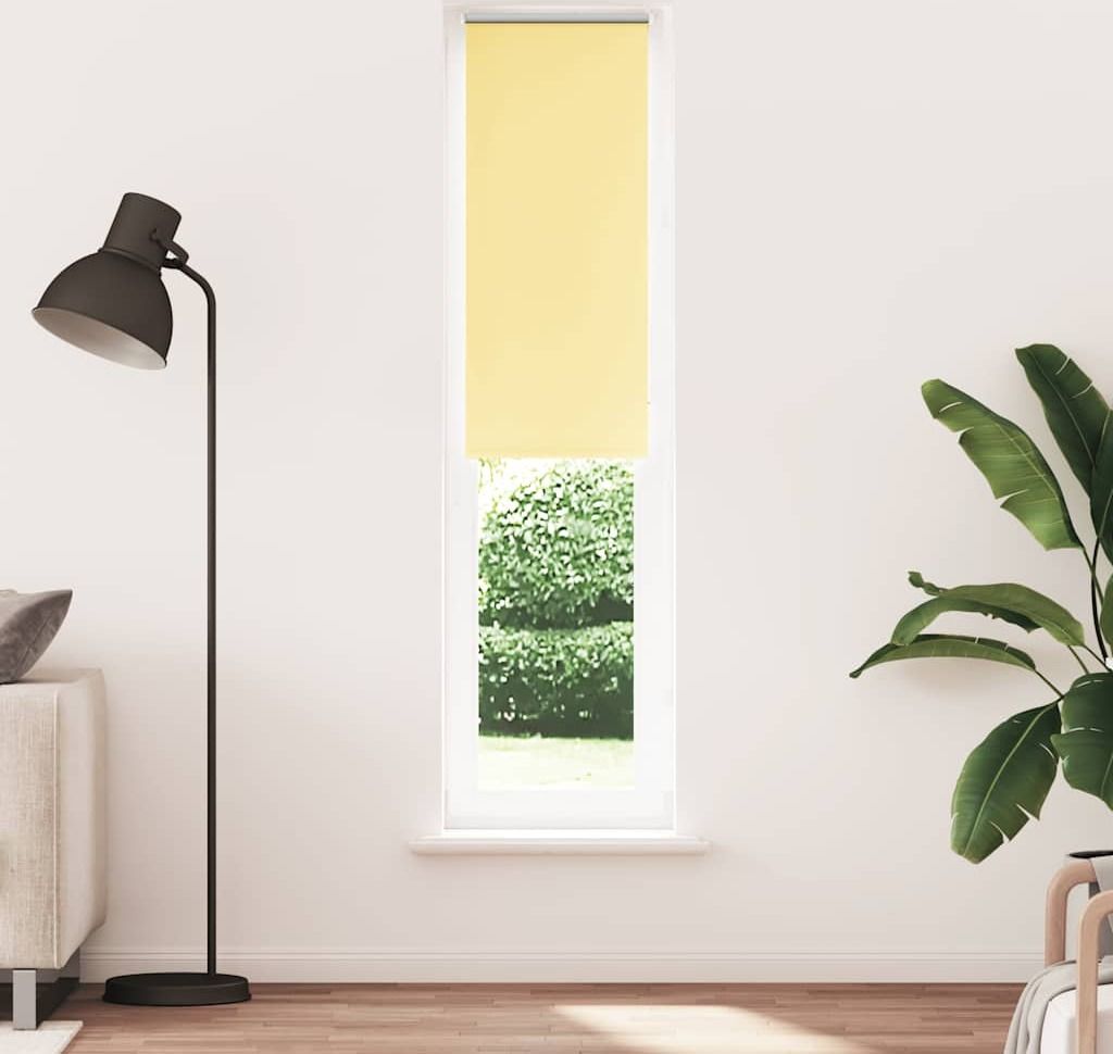 Maison Exclusive - Verdunkelungsrollo Gelb 60x230 cm Stoffbreite 55,7 cm Polyester
