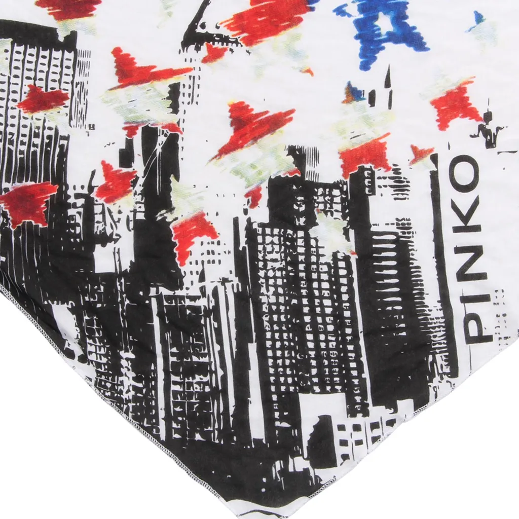 Sciarpa Triangolare Pinko Up Donna M1430 - Accessorio Moda 147x48 cm - 2