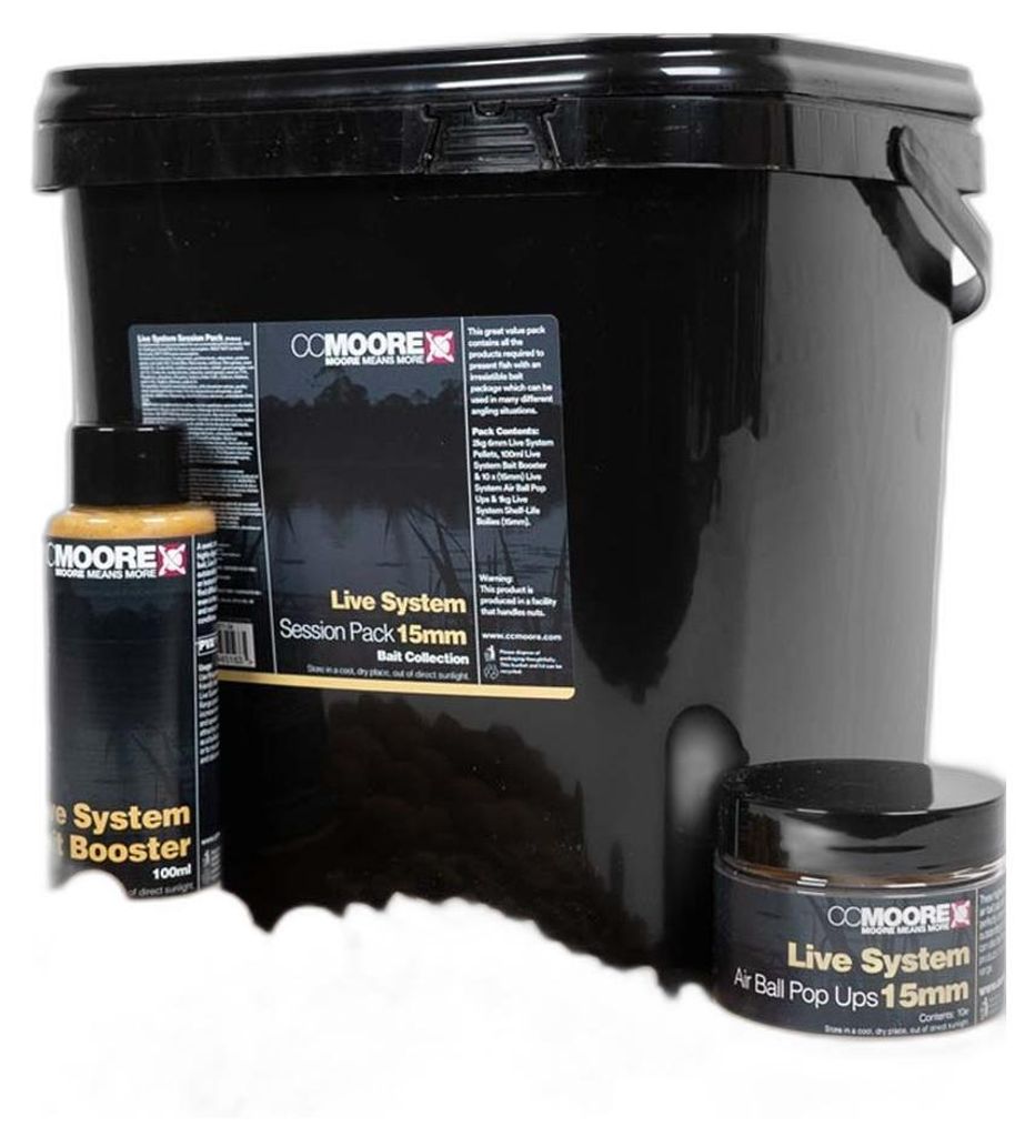 CC Moore Live System Session Pack 15mm - Boilies Pellets