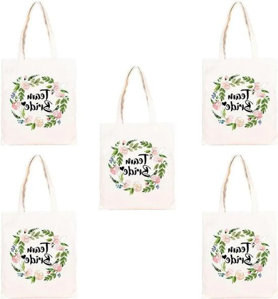 Sacs cabas coton blanc 26x33 cm : fini le plastique, lot de 5 réutilisables