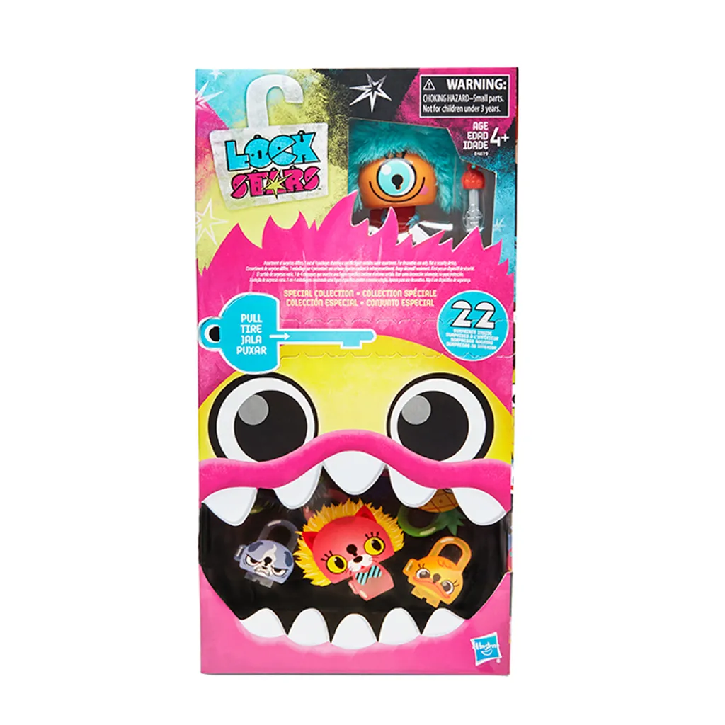 Lockstars Multipack Crypté Fou pour Décorer Sacs et Trousses d'Écolier