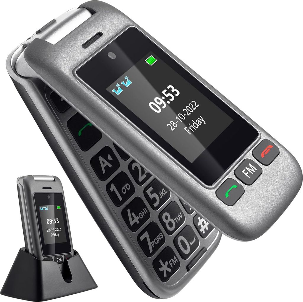 artfone G6 4G Seniorenhandy ohne Vertrag Klapphandy Produktbild 1