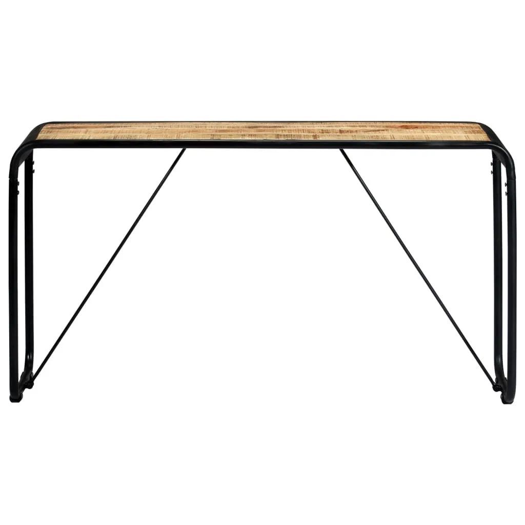 Console en Bois de Manguier Brut 140 cm - Finition Artisanale Table