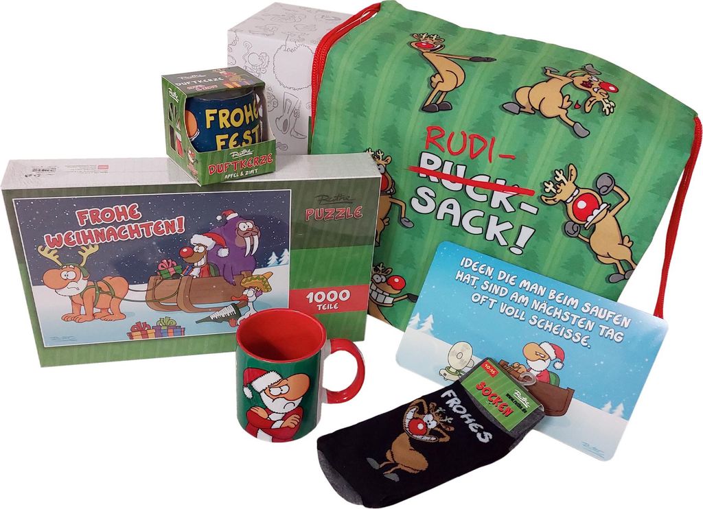 Die große Ralph Ruthe Weihnachtsbox (7-teilig) XMAS Produktbild 