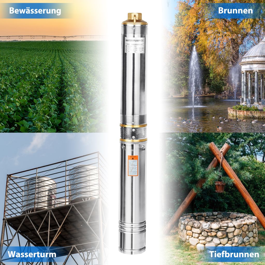 LZQ 750W/1hp Čerpadlo do studne Čerpadlo do studne do 4 000 Obrázok produktu 6