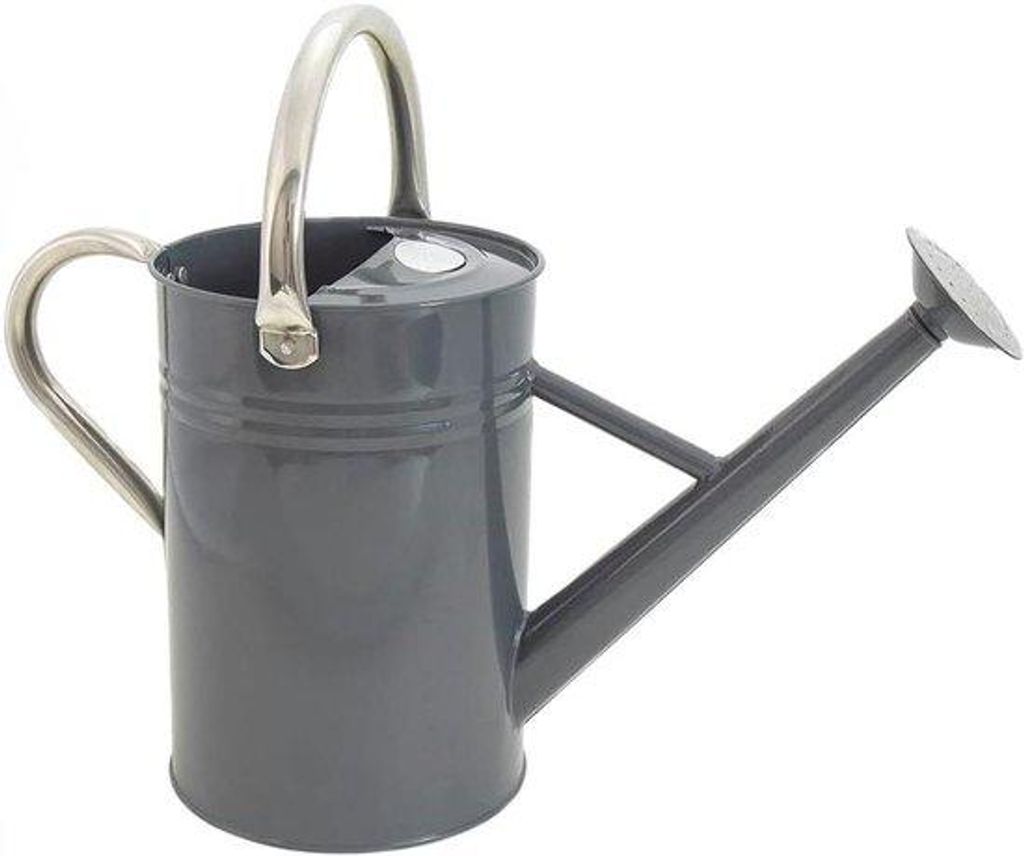 Klassisches, 45 l roestbeständiges, kühles Grau Tuingerät aus verzinktem Stahl.