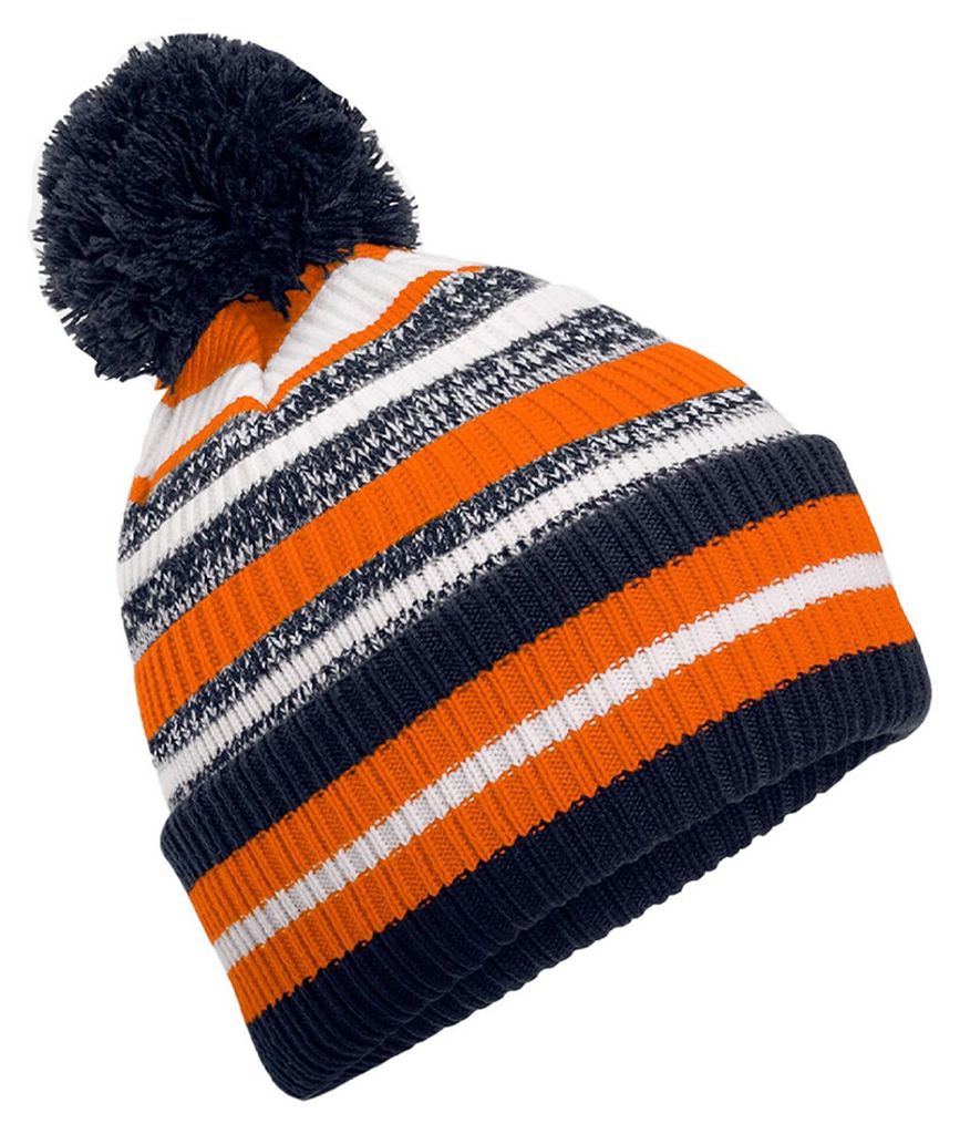 Beechfield - "Multi-Sport Fan" Mütze FK1831 (Einheitsgröße) (Dunkelblau/Orange/Weiß)