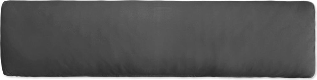 Traumschlaf Basic Single Jersey Seitenschläferkissen Bezug 40x180 cm anthrazit
