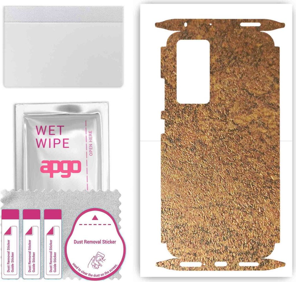 apgo Rückseite + Seiten Schutzfolie, Skin, kompatibel mit Xiaomi 12, Hinten Displayschutzfolie aus Vinylfolie, kratzfest, einfache Montage - Rosti...