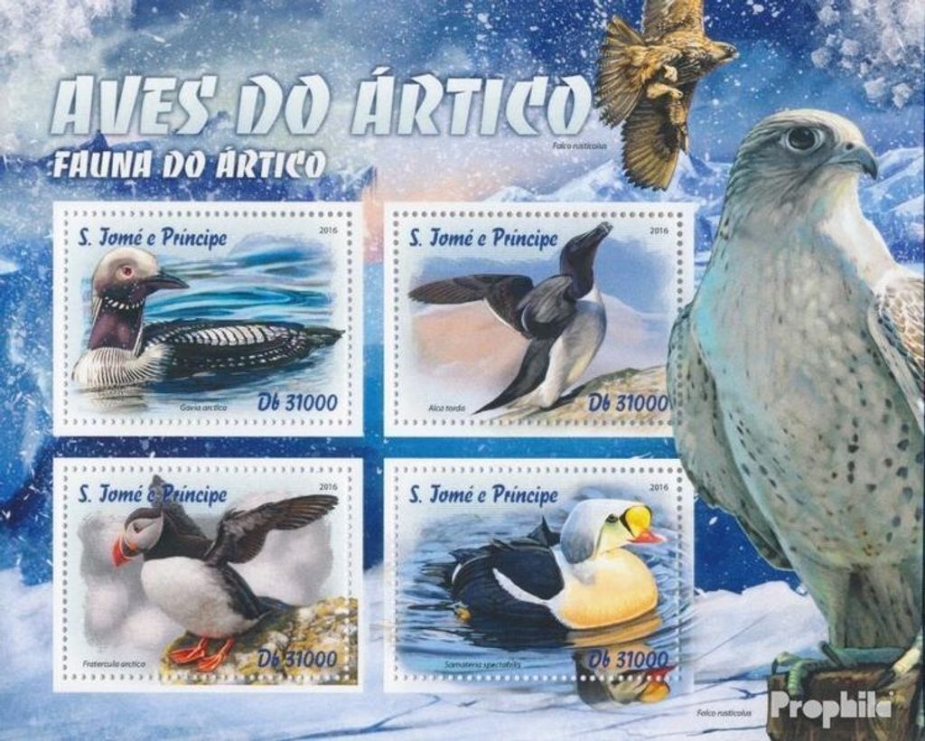 Briefmarken Sao Tome e Principe 2016 Mi 6796-6799 Produktbild 