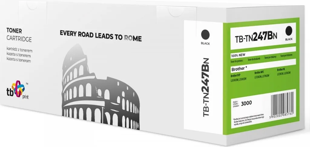 TB Print Toner for Brother TN247 B TB-TN247BN BK 100% new