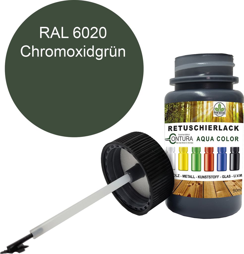 Reparaturlack Lackstift RAL Lack Pinselflasche 50ml. Farbe Produktbild 