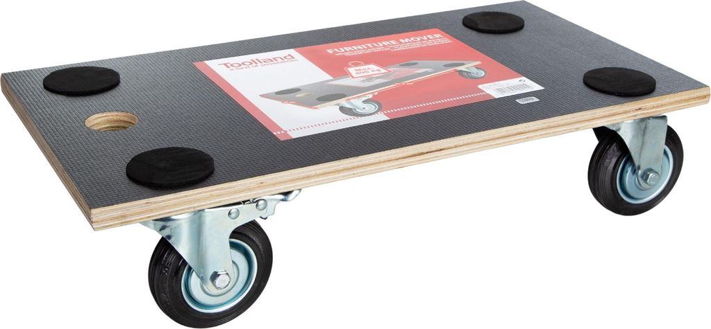 Toolland Möbelroller, Brett mit Rollen, Transportroller Schwerlast, Transportbrett, Möbeltransport,