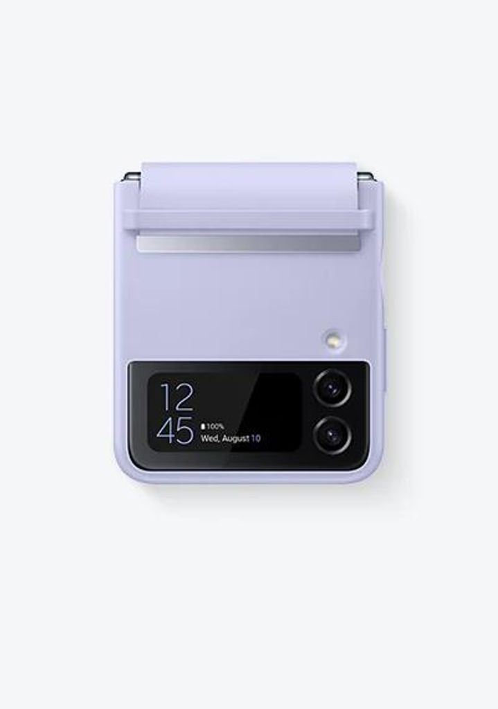 Original Samsung Flap Leather Cover Galaxy Z Flip4 Bora Produktbild 