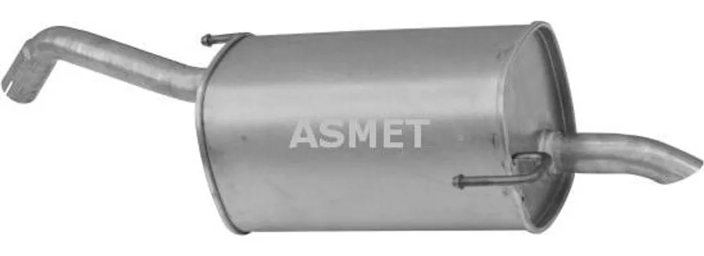 Pot d'échappement arrière compatible Micra et Note - ASMET 14050 OE