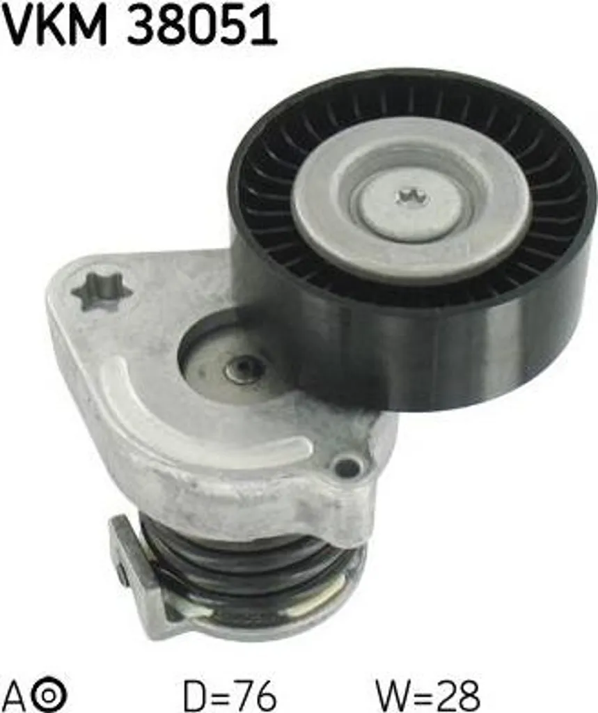 SKF VKM38051 Rouleau Tendeur Courroie pour Mercedes Classe C E SLK