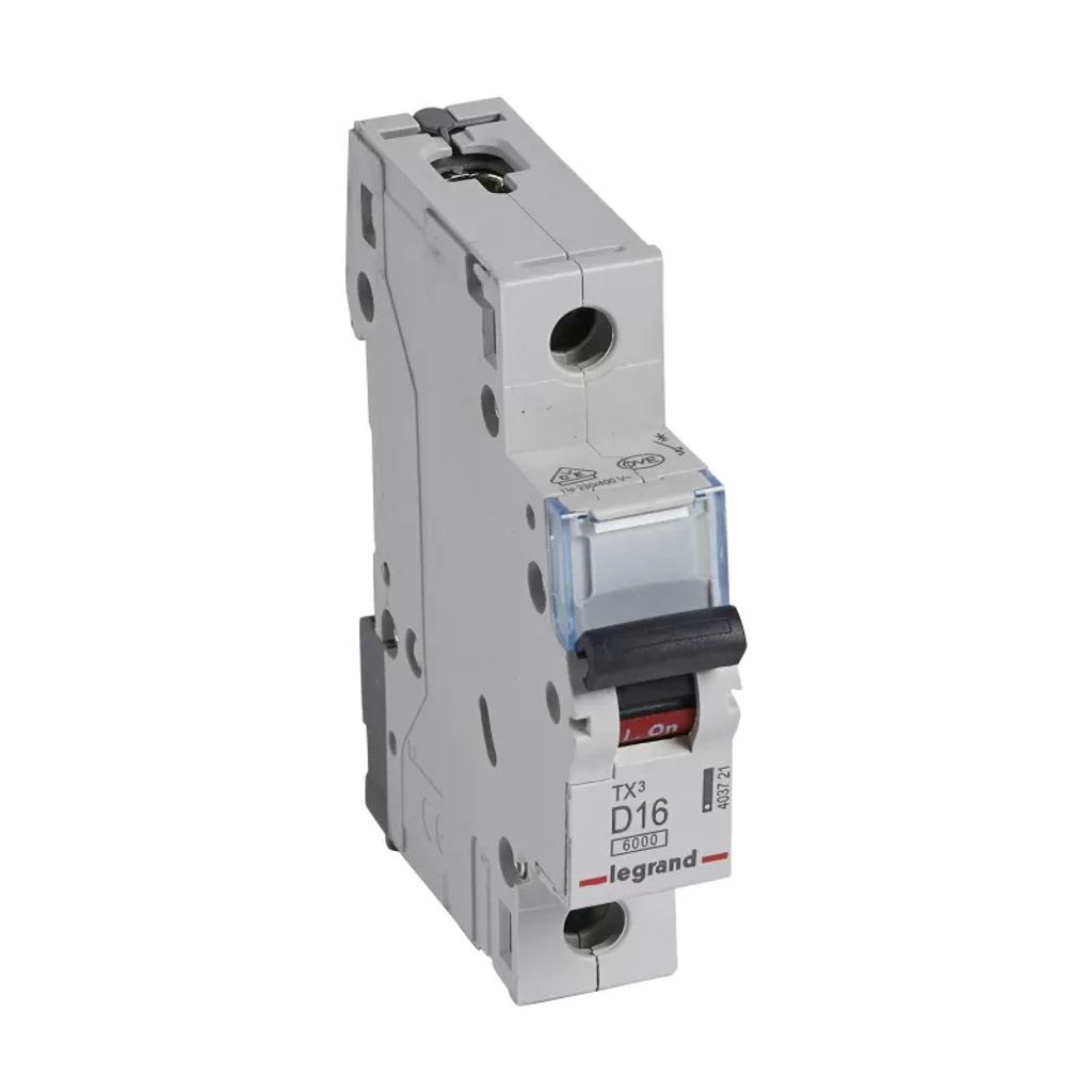 Legrand TX3, Miniaturní obvodový jistič, Typ D, IP20, 240 - Obrázek produktu 