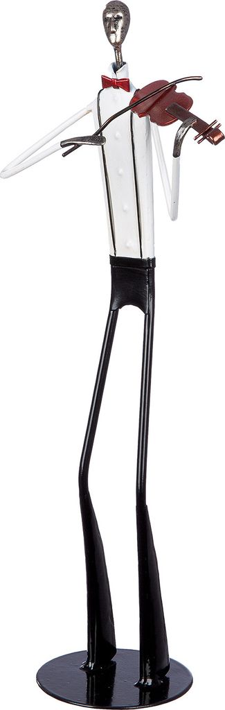 Gilde Figur, "Orchester", Metall, schwarz, weiß, VE 2, L. Produktbild 