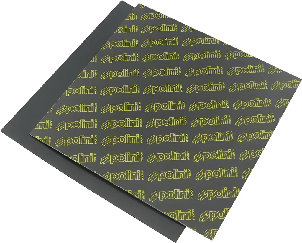 Languettes en carbone Polini 110x110 mm épaisseur 0,25 mm finition jaune